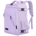 Reisiseljakott 40x20x25 cm, 20 l, USB-ga, helelilla, sobib lennukisse ja s&uuml;learvutile