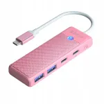 USB jagaja Orico PAPW2AC-C3-C3, 4 pistikut: 2x USB-A 3.0, 1x USB-C 3.0, 100 W, 0,15 m