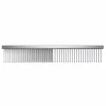 Kamm koertele 4Paws, metallist, 11,4 cm, hammaste pikkus 1,6 cm, 50/50 vahed