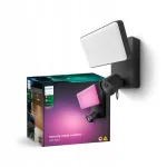 J&auml;lgimiskaamera liikumisanduri ja prožektoriga Philips Hue Secure HD 1080p, must