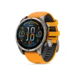 Nutikell Garmin Fenix 8 AMOLED, safiir, titaan, oranž, 47 mm