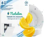 Natulim 6in1 bioj&auml;&auml;tmetest ja &ouml;koloogilised n&otilde;udepesutabletid, 30 tk