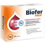 Toidulisand BIOFER Folic, foolhape, C-vitamiin, 60 kapslit
