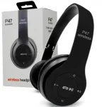 Traadita Bluetooth k&otilde;rvaklapid P47 mikrofoniga ja MP3-m&auml;ngijaga