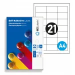 AMAZON kleeplabelid, 63,5x38,1 mm, 100 lehte