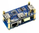 USB hub PoE/ETH/USB HAT, 3 USB 2.0 pesa