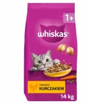 WHISKAS kuivtoit kassidele kanaga 14 kg