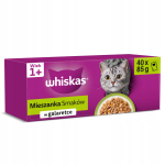 Whiskas Adult m&auml;rg kassitoit erinevates maitsetes želatiinis 40x85g