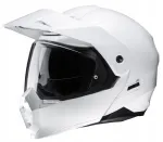 Motorratturi kiiver HJC C80 MAP, valge l&auml;ikiv, suurus L