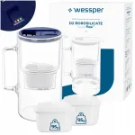 Wessper D2 BOROSILICATE 3 l sinine veefilter kann 3 filtriga