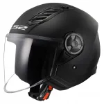 Avatud kiiver LS2 OF616 JET AIRFLOW II, mattmust, suurus L