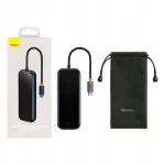 Baseus 5in1 USB-C dokk USB, PD, RJ45, 100W