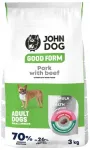 JOHN DOG GOOD FORM kuiv koeratoit v&auml;ikestele t&otilde;ugudele, sealihaga ja veiselihaga, 3 kg