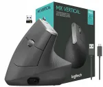 Juhtmevaba vertikaalne hiir Logitech MX Vertical, ergonoomiline