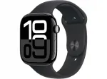 Nutikas k&auml;ekell Apple Watch 10 GPS, 46 mm, alumiiniumkorpus, must spordirihm M/L