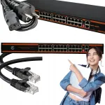 L&uuml;liti DVX 16 PoE pordiga, 2 uplinki, 1 Gb/s SFP, 250W