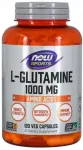 Toidulisand NOW FOODS L-glutamiinhape 1000 mg, 120 kapslit