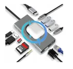 USB-C 13-&uuml;hes dokipunkt adapter HUB BX13V