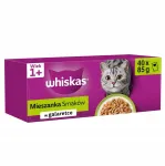 WHISKAS niiske kassitoit mitme maitsega želees, 40 x 85 g