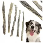 BEST-DOG kuivatatud tursa nahaga koera maius, 100 g, naturaalne