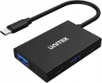 USB-C jaotur Unitek, 2x USB-A, 2x USB-C, 10Gbps
