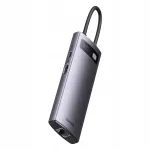 USB-C jaotus BASEUS STARJOY 6in1: HDMI, 3 x USB 3.0, USB-C PD, RJ45