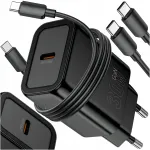 30W USB-C PD QC 3.0 GaN laadija USB-C kaabliga