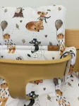 Stokke Tripp Trapp 2in1 veekindlad padjad Animals Circus mustriga