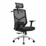 Ergonoomiline kontoritool ANGEL ROSA, must, kuni 150 kg