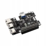 V&otilde;rguadapter Raspberry Pi 5: PCIe Gigabit Etherneti, USB 3.2, 3x USB pesad