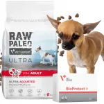 RAW PALEO ULTRA kuivtoit koertele veiselihaga 2 kg + Bioprotect Vet Expert komplekt