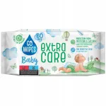 Niisked beebidele GoWipes alantiiniga, antibakteriaalsed, 60 tk