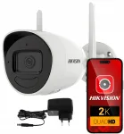 HIKVISION 4MP v&auml;liskaamera WiFi, mikrofon, k&otilde;lar, SD-kaardi pesa ja toiteadapteriga