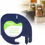 Valge paberilint Phomemo P12 PRO, 12 mm x 4 m, 59421, LetraTag etiketile
