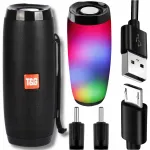 Bluetooth kaasaskantav k&otilde;lar BOOMBOX USB, raadio, LED ja MP3-ga