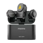 Juhtmevaba mikrofon MAONO Wave T5 kaameraga, klambriga