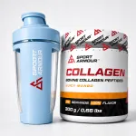 Veisekollagen SPORT ARMOUR 300 g koos raputiga, mangomaitseline