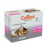 Kassitoit Calibra KITTEN l&otilde;hega 6x100 g, kalkuni- ja kanaliha 6x100 g