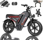 Elektriline motoroller G-FORCE ZM PRO, 1000W, 45 km/h, 40Ah, 200 km, ketaspidurid