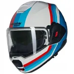 NOLAN N120-1 LINEO mootorratturi kiiver, valge/punane, N1F000732-347-L