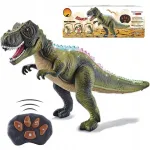 Puldiga juhitav dinosaur REX helide, valguse ja v&otilde;itlusrežiimiga, 4 kanalit