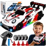 Kaugjuhtimisega drift-auto LED RGB-valgustuse ja akuga