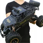 Kaugjuhtimisega maasturauto RC, metallist, 4x4, mastaap 1:12