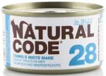 Natural Code 28 m&auml;rg kassitoit tuunikalaga ja mereandidega, 85 g