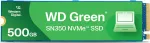 WD Green SN350 500GB M.2 2280 PCI-E x4 Gen3 NVMe (WDS500G2G0C) SSD ketas