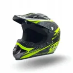 Laste mootorrattakiiver XTR, roheline, suurus M