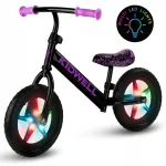Tasakaalujalgratas Kidwell Rebel LED 12" roosa/must