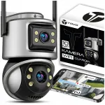 V&auml;line WiFi-kaamera 10 MP, p&ouml;&ouml;ratava peaga, topelt signaaliga ja zoomiga