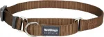 Poolkinnine koera kaelarihm Red Dingo, pruun, 25 mm x 41&ndash;62 cm