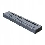 USB jagaja Orico BT2U3-16AB, 16x USB-A 3.0, l&uuml;lititega, hall